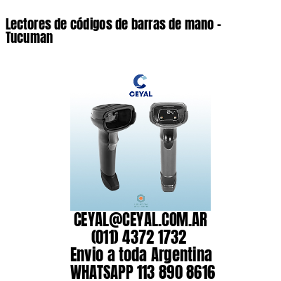 Lectores de códigos de barras de mano – Tucuman