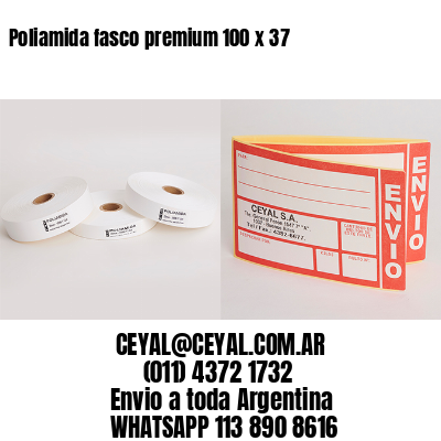 Poliamida fasco premium 100 x 37