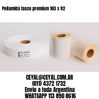 Poliamida fasco premium 103 x 92