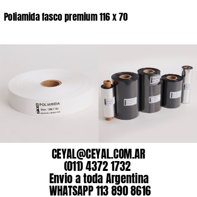 Poliamida fasco premium 116 x 70