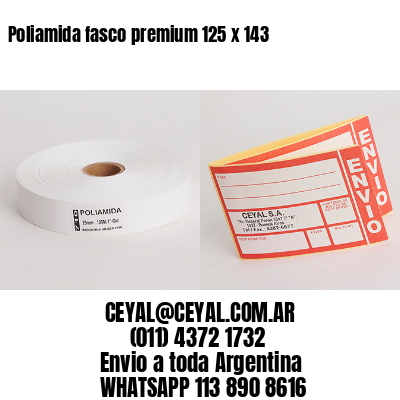 Poliamida fasco premium 125 x 143