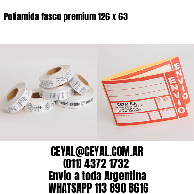 Poliamida fasco premium 126 x 63