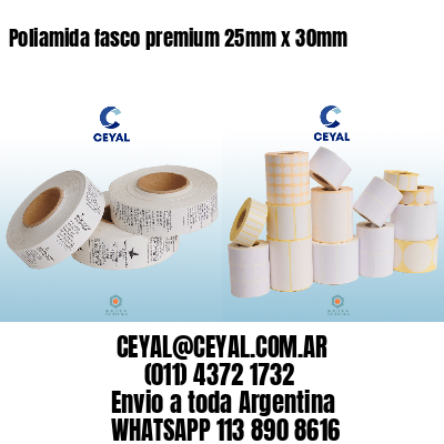 Poliamida fasco premium 25mm x 30mm