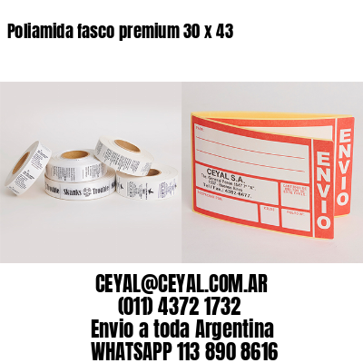 Poliamida fasco premium 30 x 43