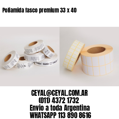Poliamida fasco premium 33 x 40