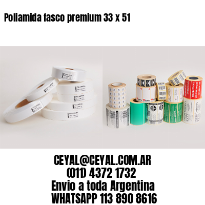 Poliamida fasco premium 33 x 51