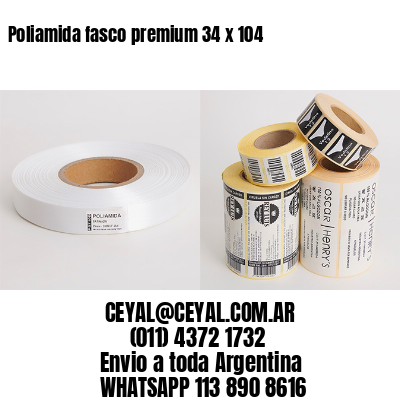 Poliamida fasco premium 34 x 104