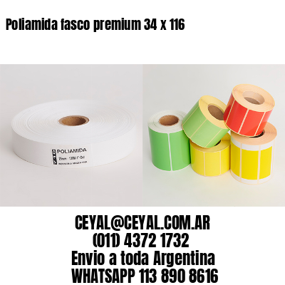 Poliamida fasco premium 34 x 116