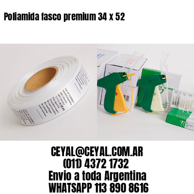 Poliamida fasco premium 34 x 52