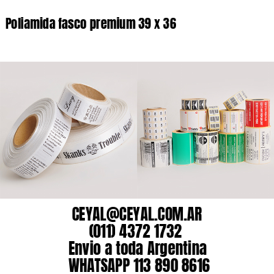 Poliamida fasco premium 39 x 36