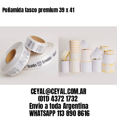 Poliamida fasco premium 39 x 41