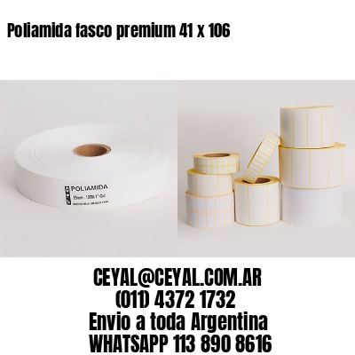 Poliamida fasco premium 41 x 106