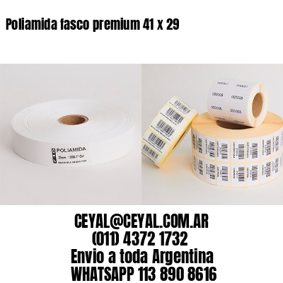 Poliamida fasco premium 41 x 29