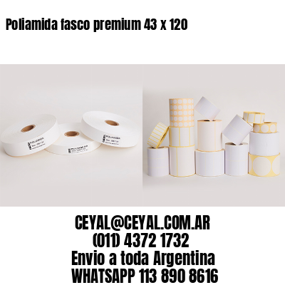 Poliamida fasco premium 43 x 120