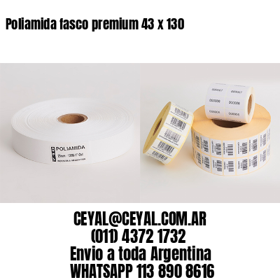 Poliamida fasco premium 43 x 130