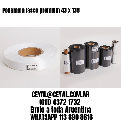 Poliamida fasco premium 43 x 138