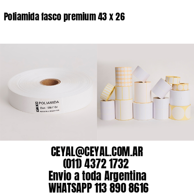 Poliamida fasco premium 43 x 26