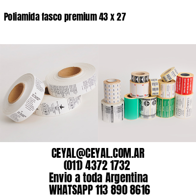 Poliamida fasco premium 43 x 27