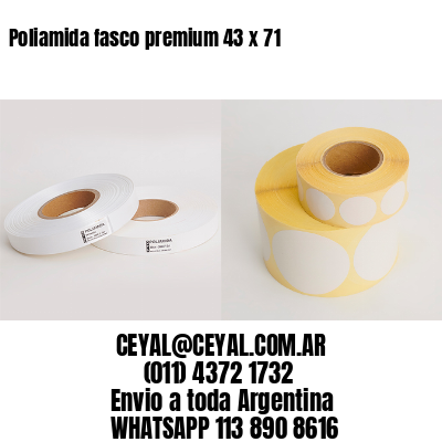 Poliamida fasco premium 43 x 71