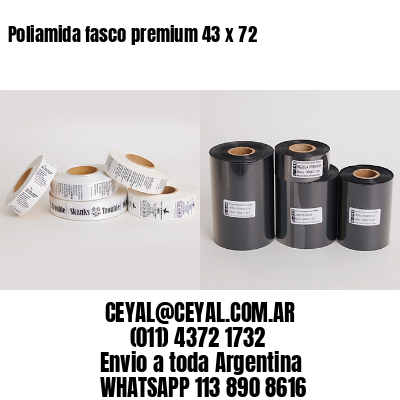 Poliamida fasco premium 43 x 72