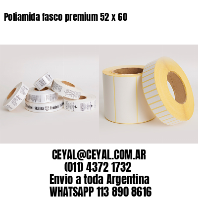 Poliamida fasco premium 52 x 60