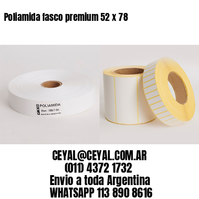 Poliamida fasco premium 52 x 78