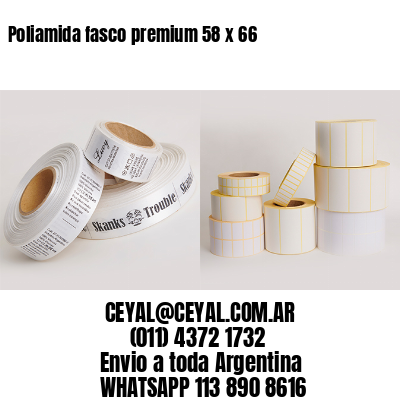 Poliamida fasco premium 58 x 66