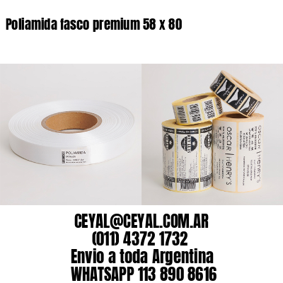 Poliamida fasco premium 58 x 80