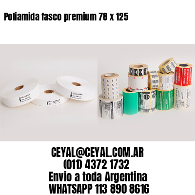 Poliamida fasco premium 78 x 125