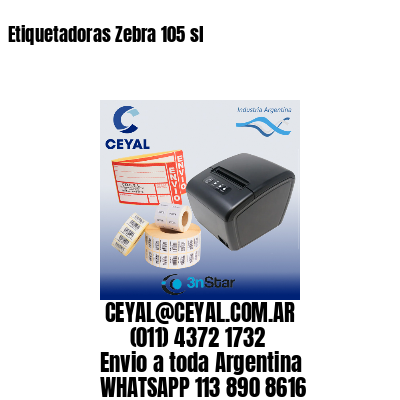 Etiquetadoras Zebra 105 sl