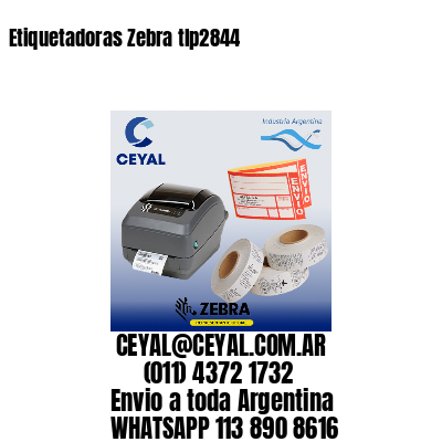 Etiquetadoras Zebra tlp2844