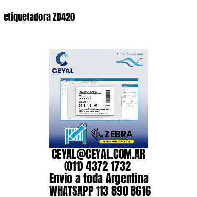 etiquetadora ZD420