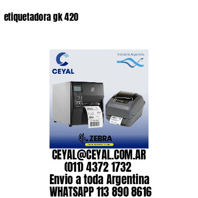 etiquetadora gk 420