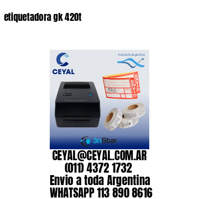 etiquetadora gk 420t