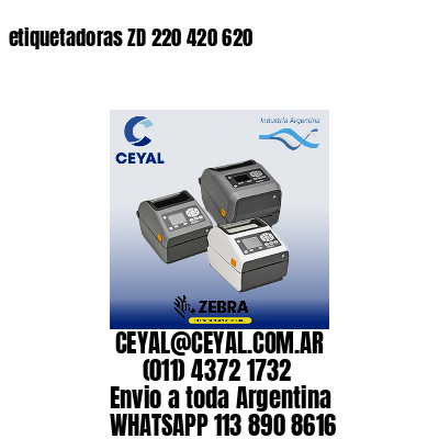 etiquetadoras ZD 220 420 620