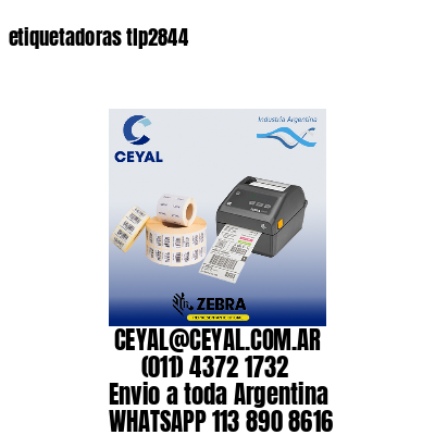 etiquetadoras tlp2844