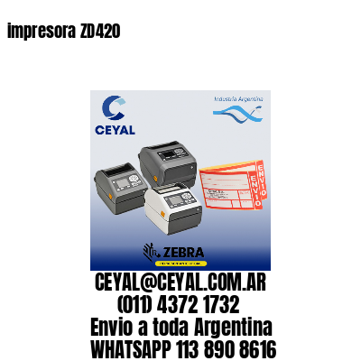 impresora ZD420