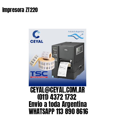 impresora ZT220