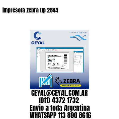 impresora zebra tlp 2844