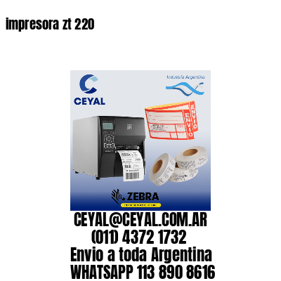 impresora zt 220