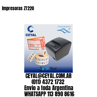impresoras ZT220