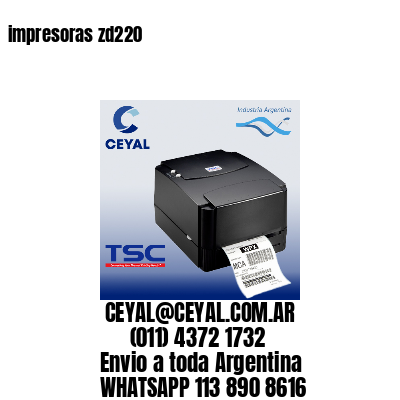 impresoras zd220