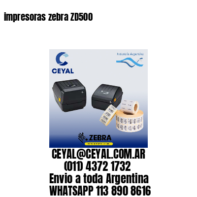 impresoras zebra ZD500