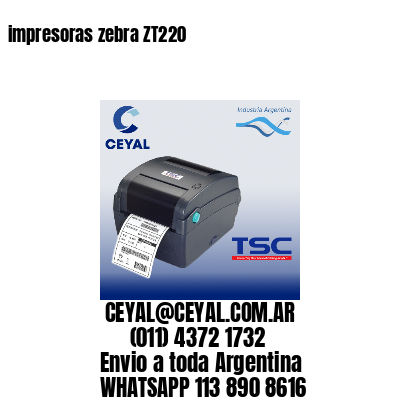 impresoras zebra ZT220