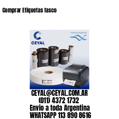 Comprar Etiquetas fasco