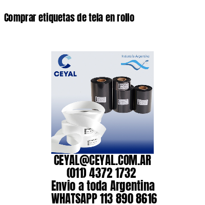 Comprar etiquetas de tela en rollo