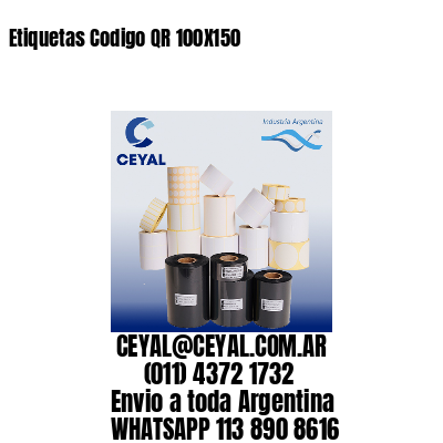 Etiquetas Codigo QR 100X150