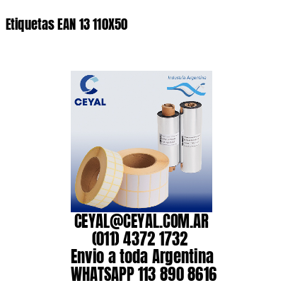 Etiquetas EAN 13 110X50