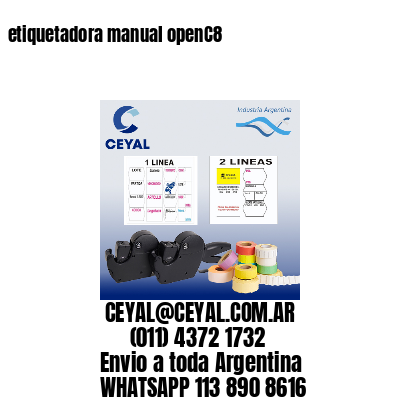 etiquetadora manual openC8