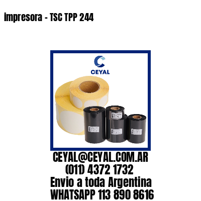 impresora – TSC TPP 244